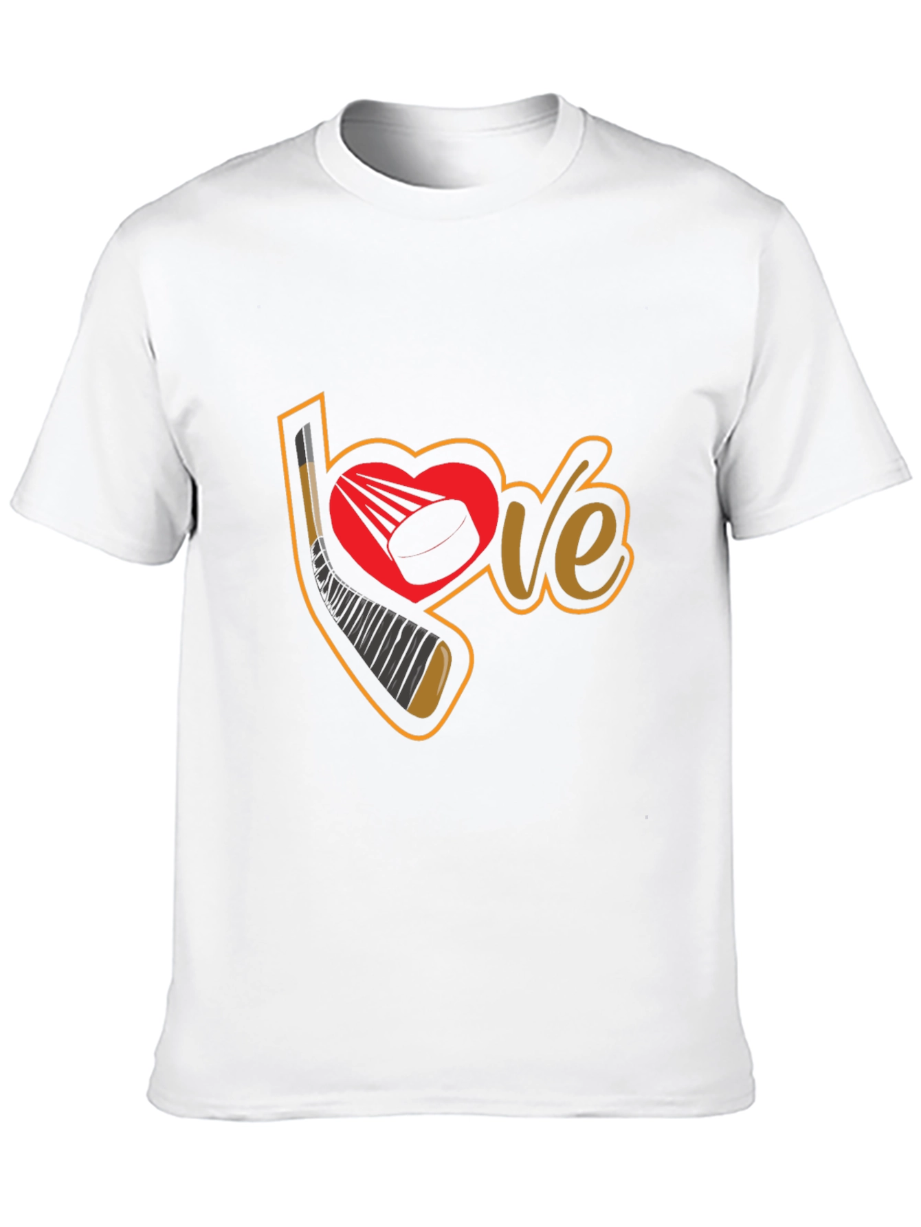 Hockey Love T-Shirt - Sporty Graphic Tee
