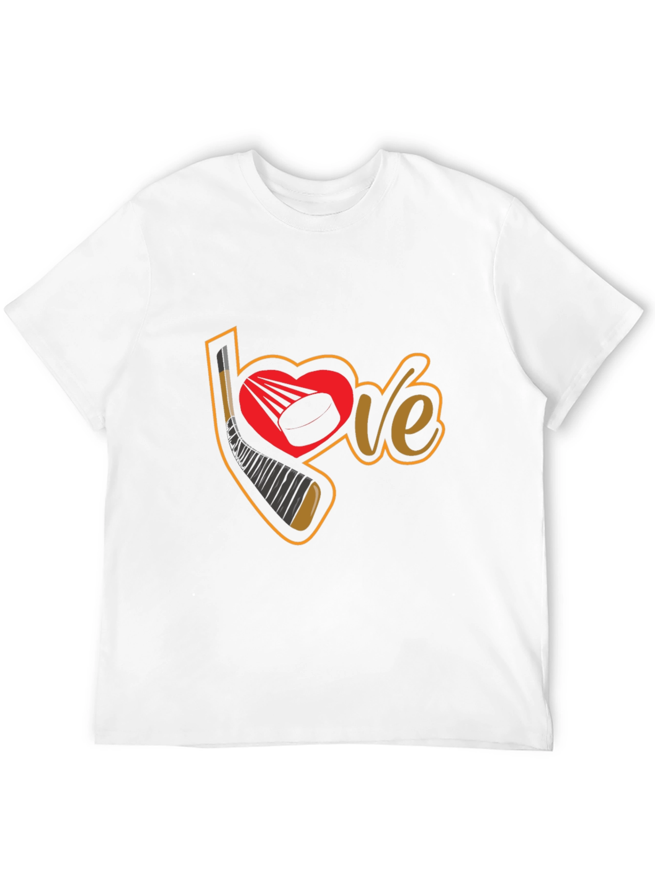 Hockey Love T-Shirt - Sporty Graphic Tee