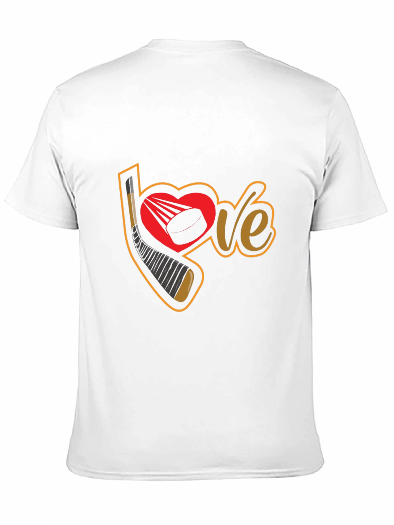 Hockey Love T-Shirt - Sporty Graphic Tee