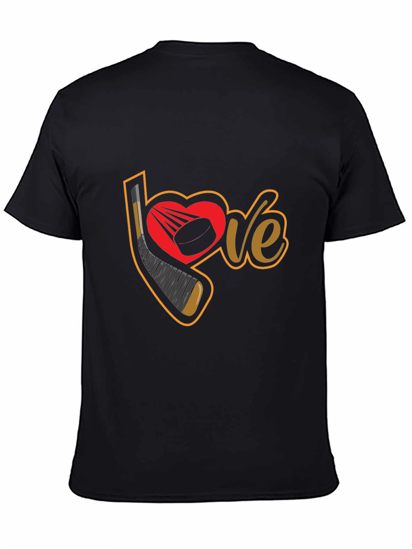 Hockey Love T-Shirt - Sporty Graphic Tee