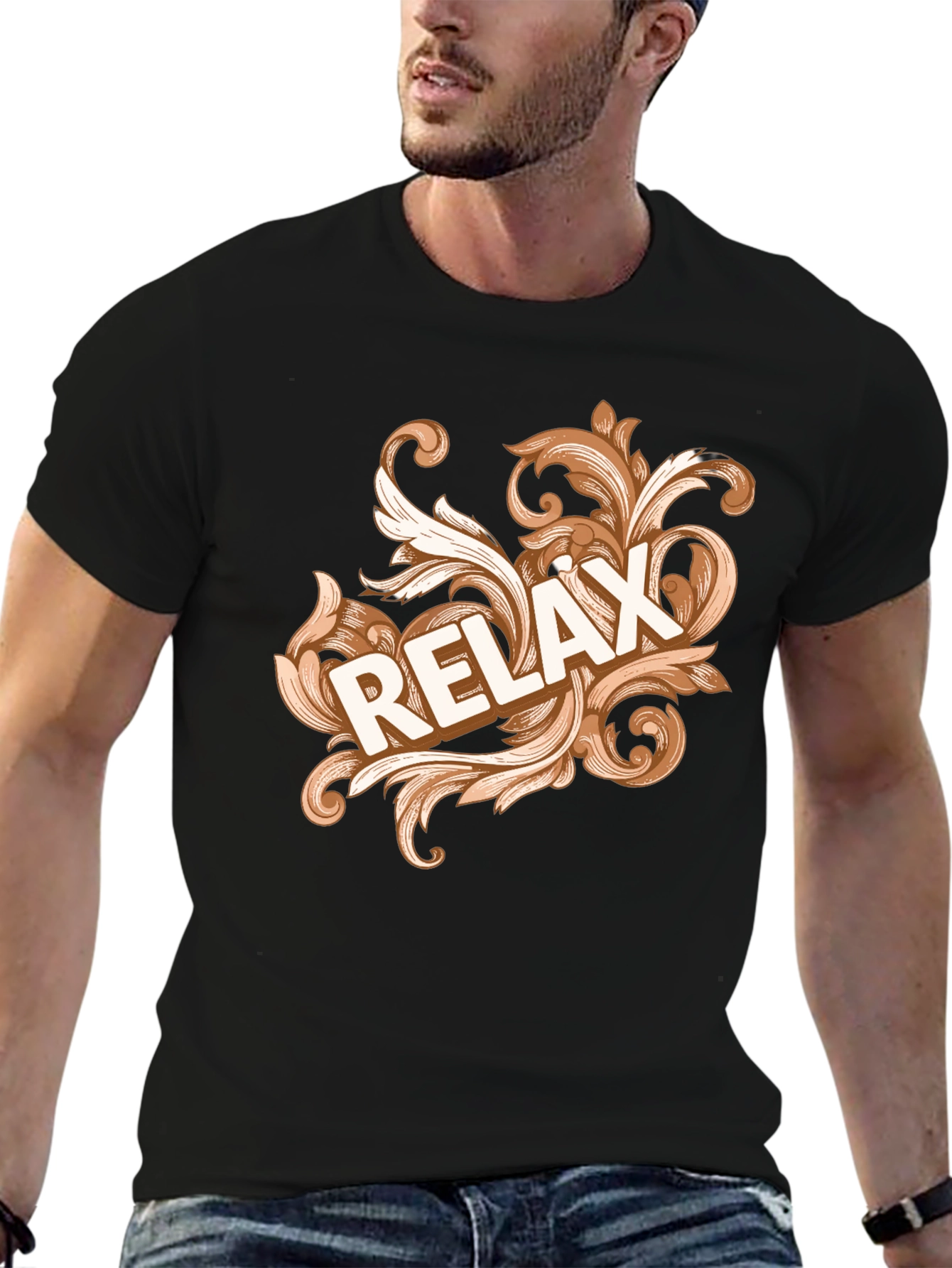 Relax Graphic T-Shirt - Stylish Casual Wear