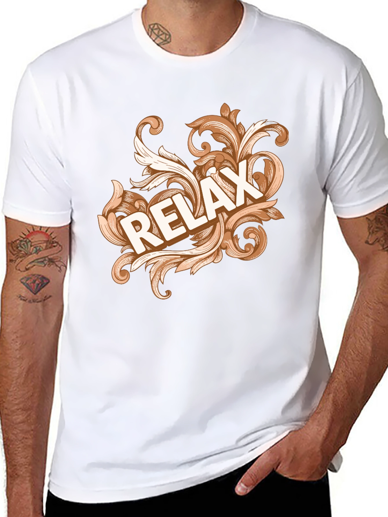 Relax Graphic T-Shirt - Stylish Casual Wear