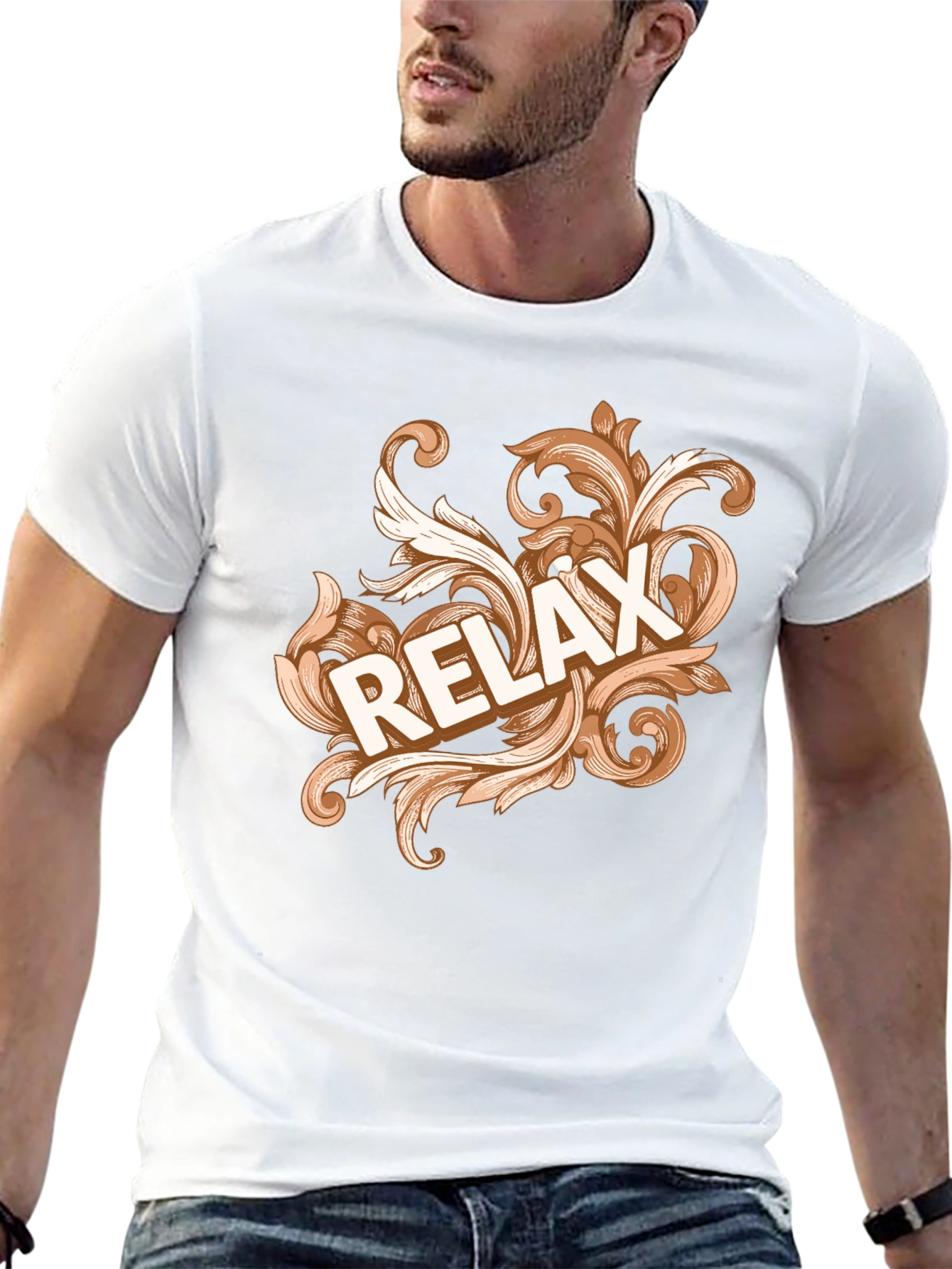 Relax Graphic T-Shirt - Stylish Casual Wear