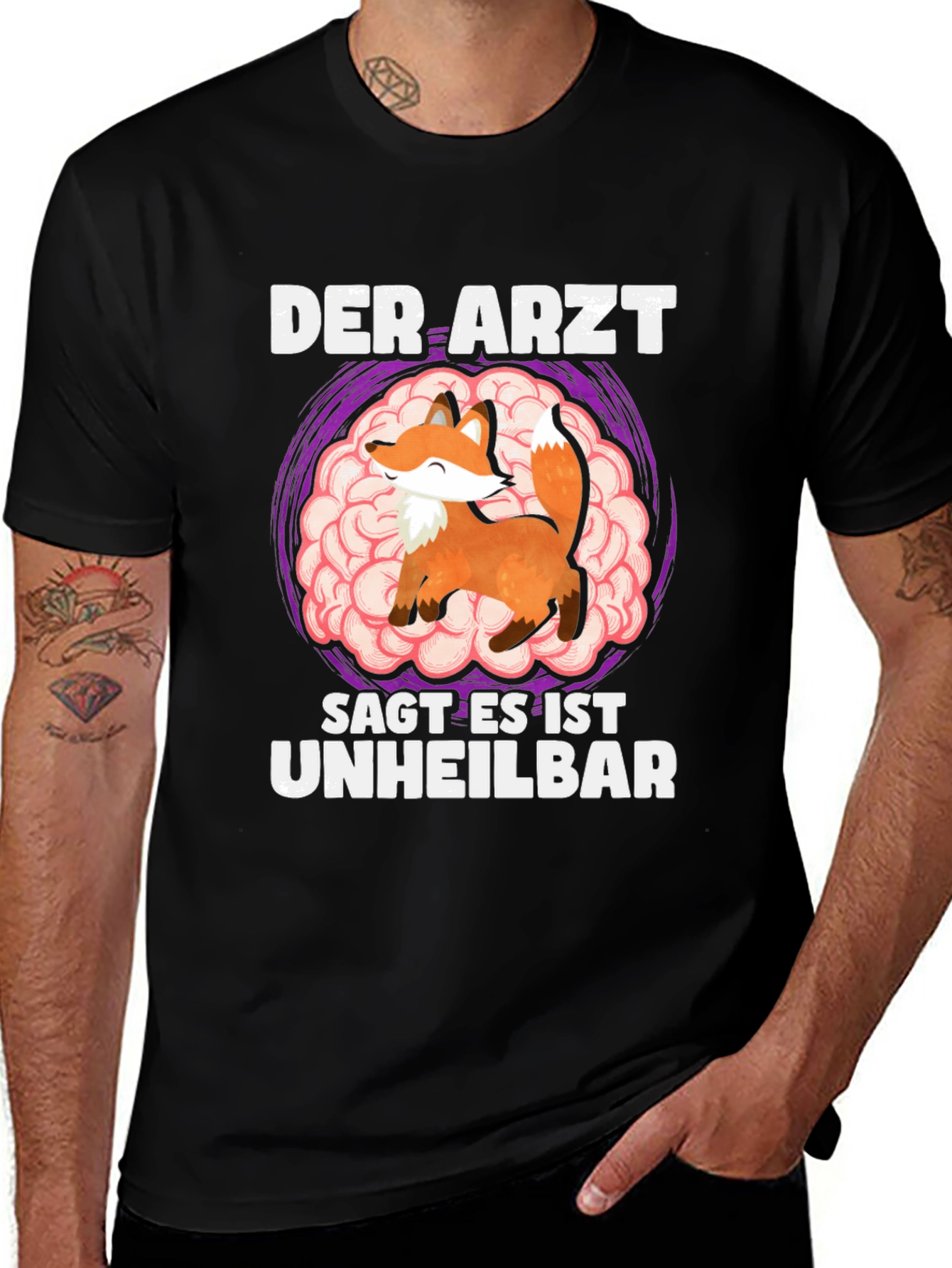 Der Arzt Fox Brain T-Shirt