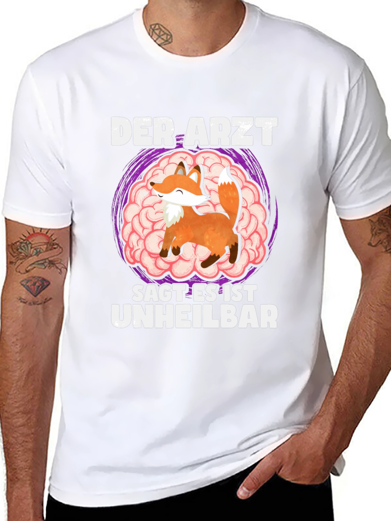Der Arzt Fox Brain T-Shirt