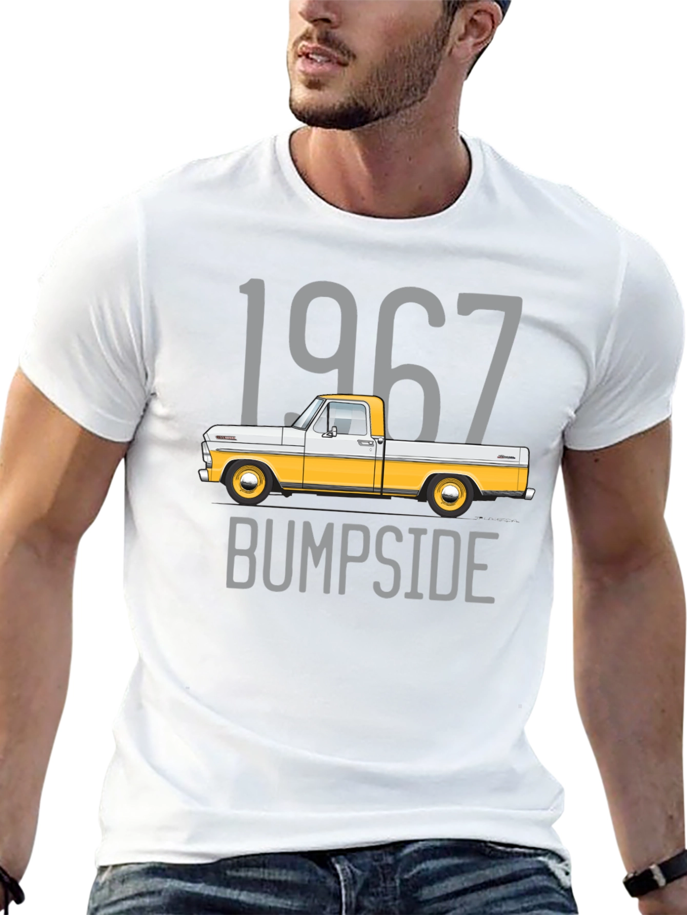 1967 Bump Side Truck T-Shirt - Classic Car Tee