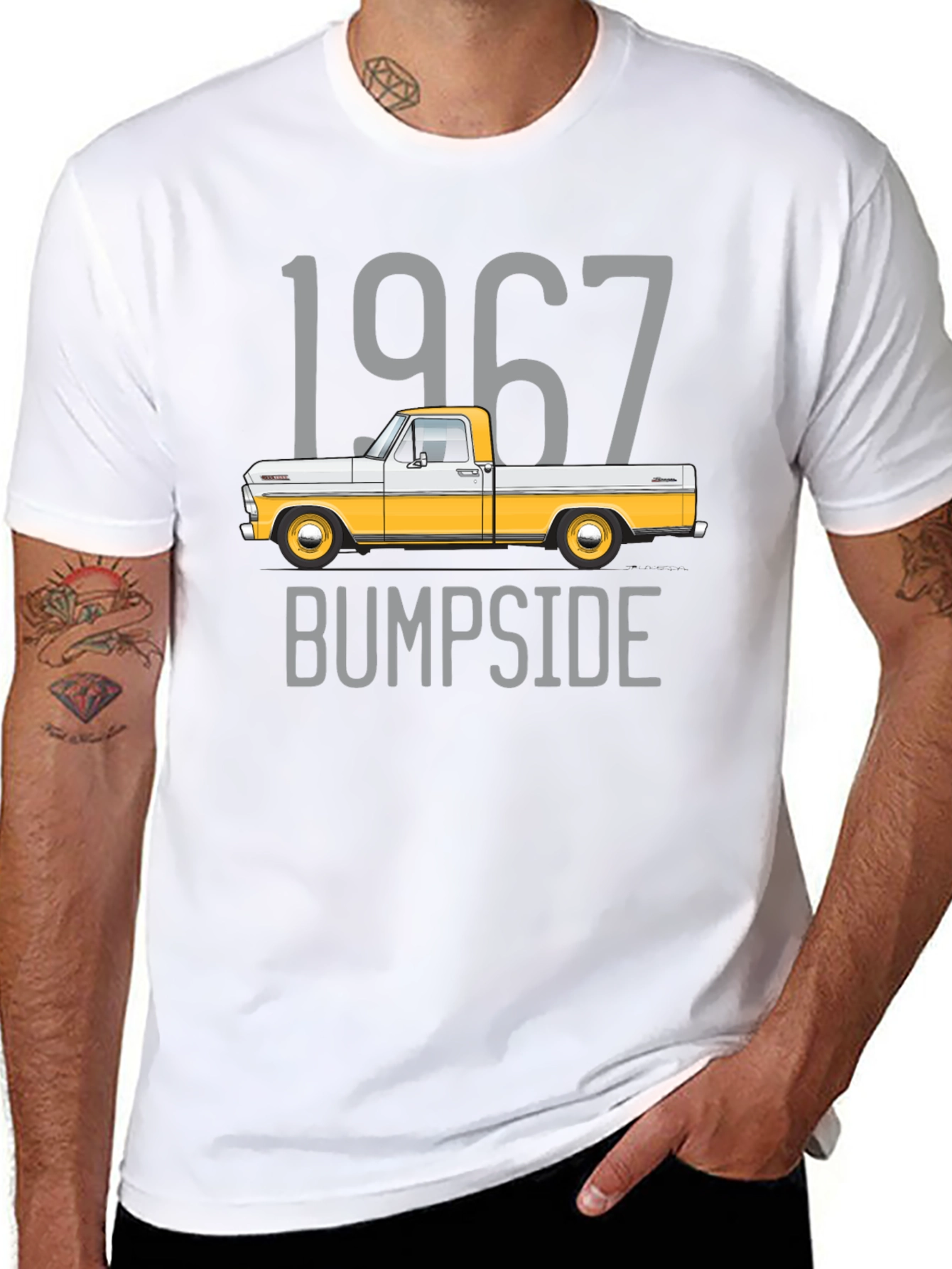 1967 Bump Side Truck T-Shirt - Classic Car Tee