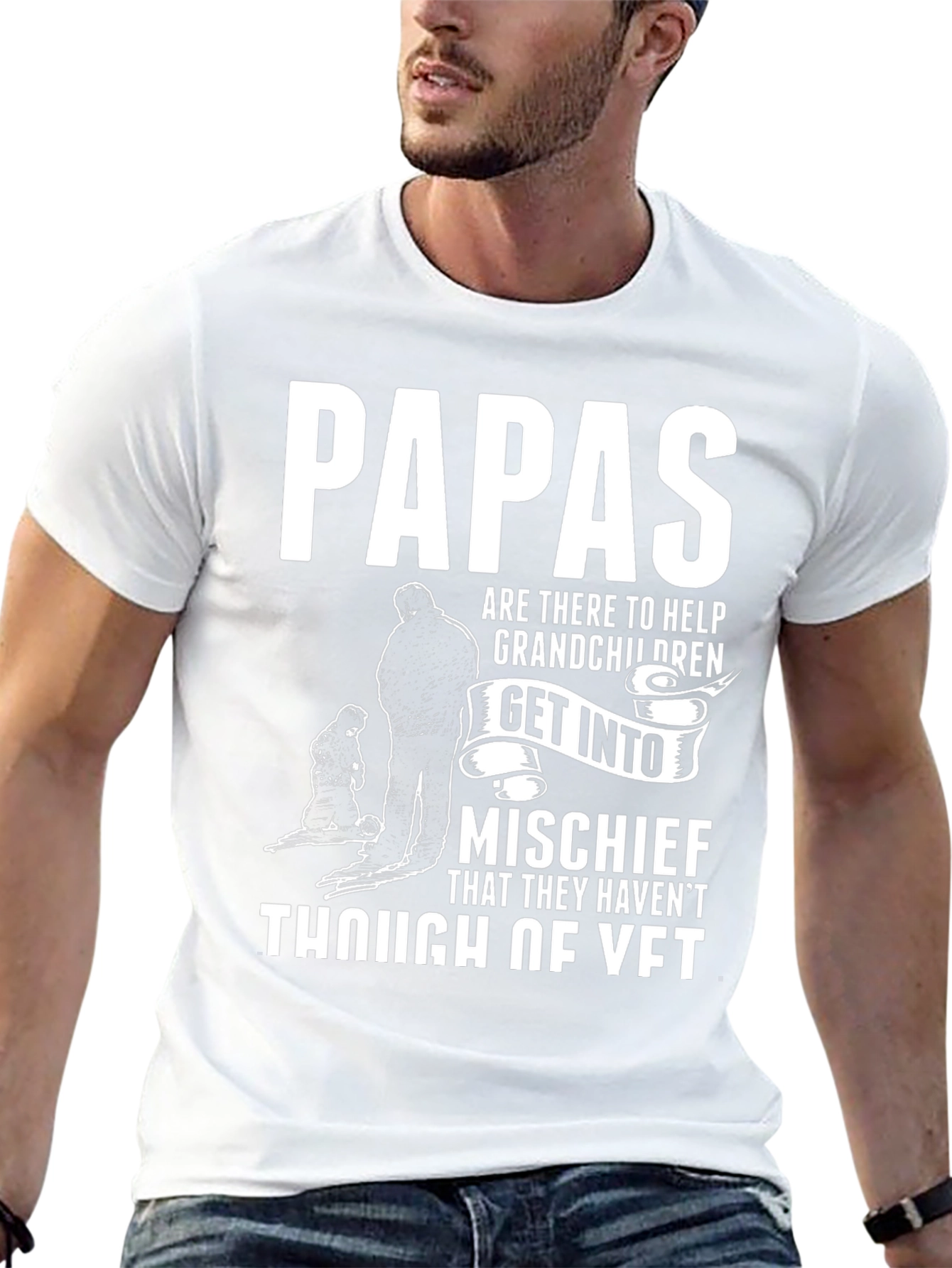 Papas Mischief Grandchildren T-Shirt