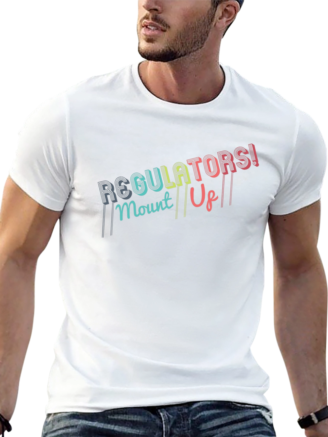 Regulators! Mount Up! Black T-Shirt