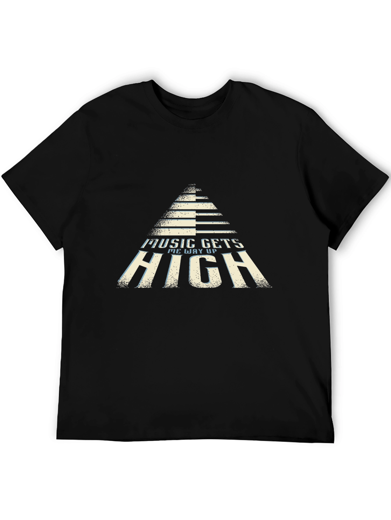 Music Gets Me High Graphic T-Shirt