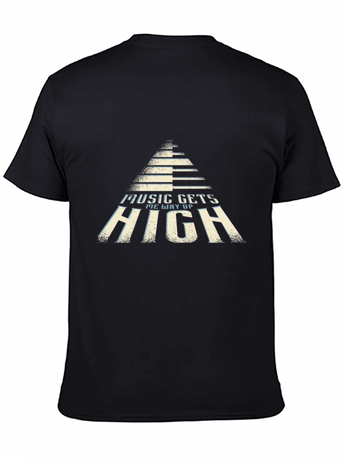 Music Gets Me High Graphic T-Shirt