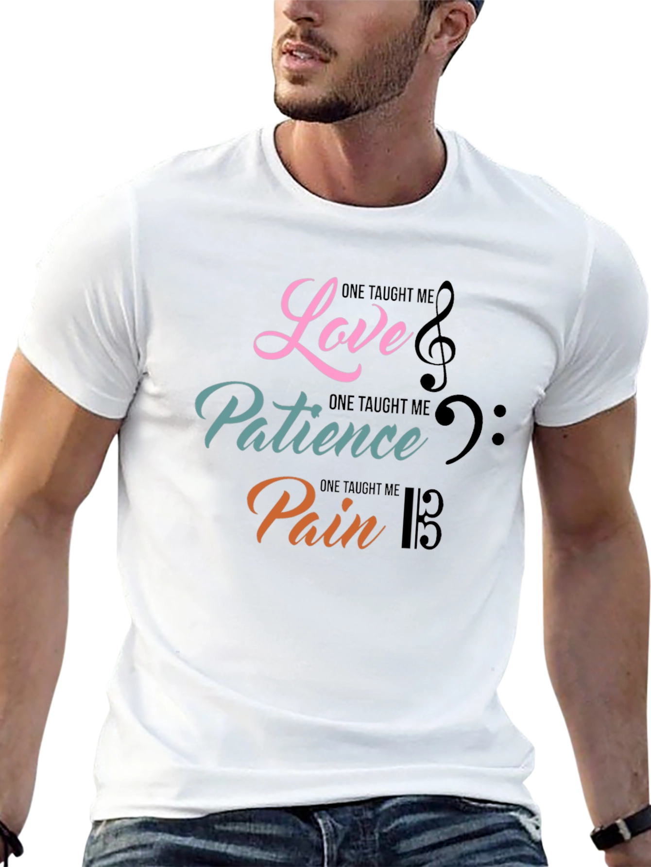Love Patience Pain T-Shirt Music Design