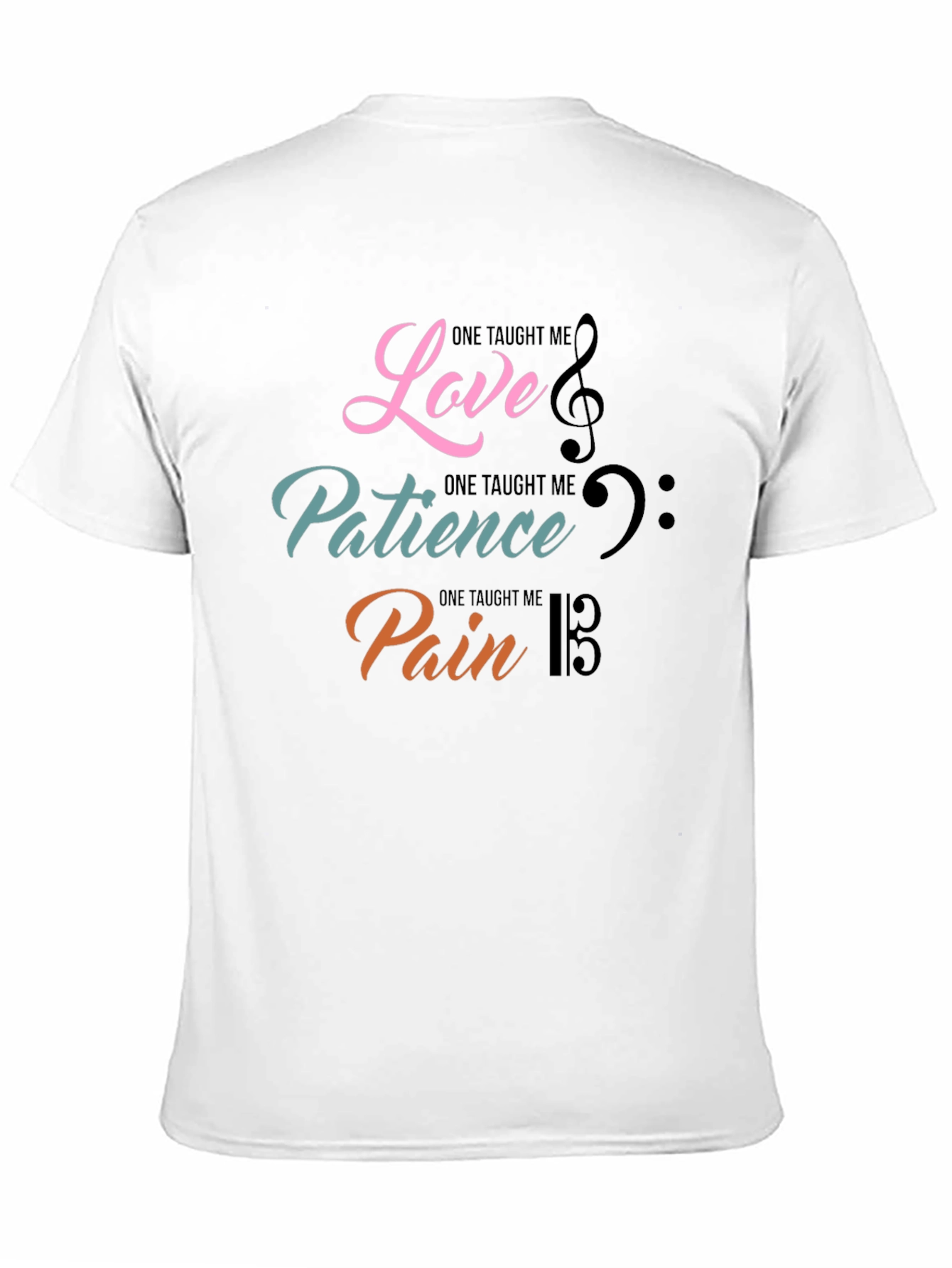 Love Patience Pain T-Shirt Music Design