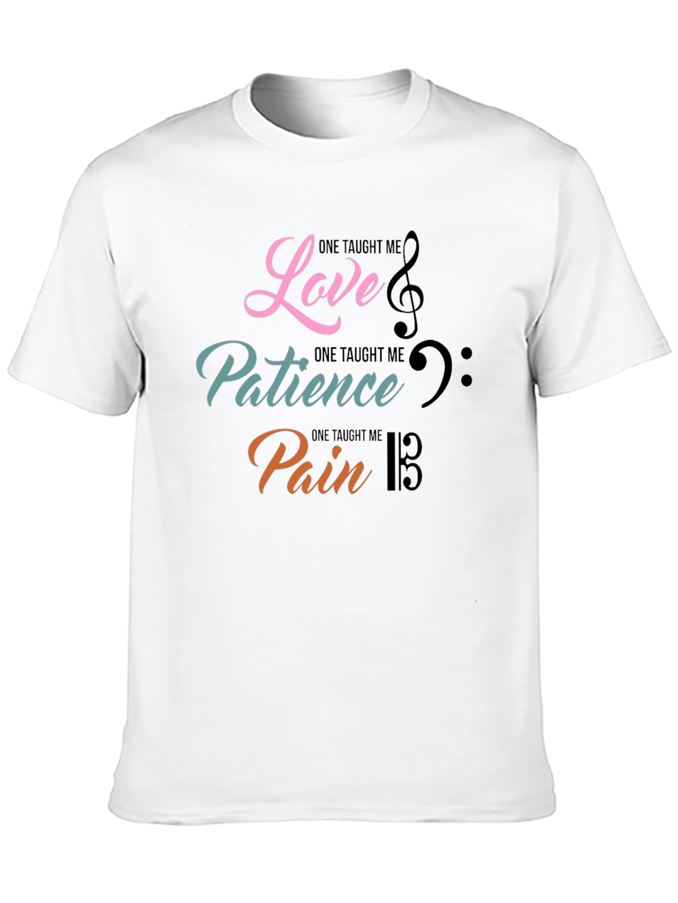 Love Patience Pain T-Shirt Music Design