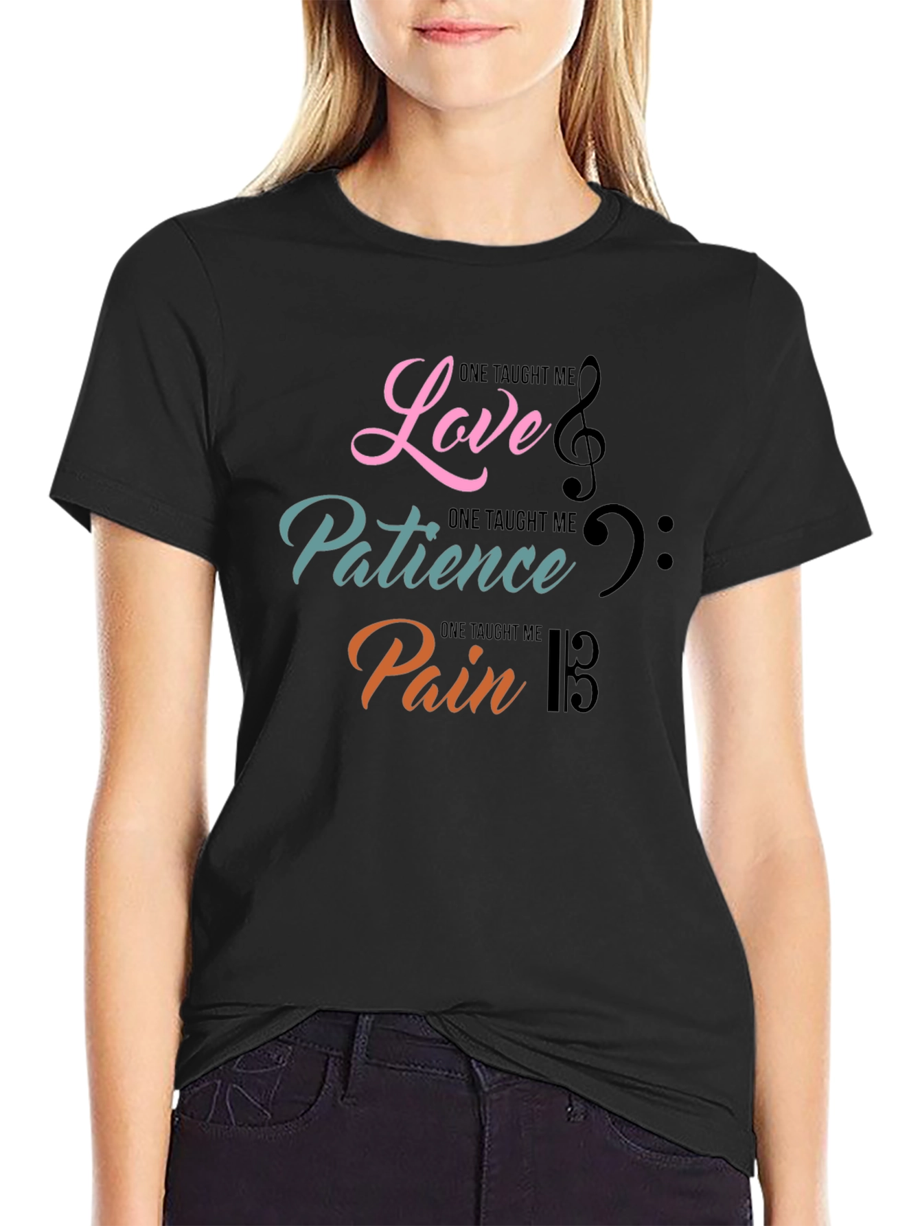 Love Patience Pain T-Shirt Music Design