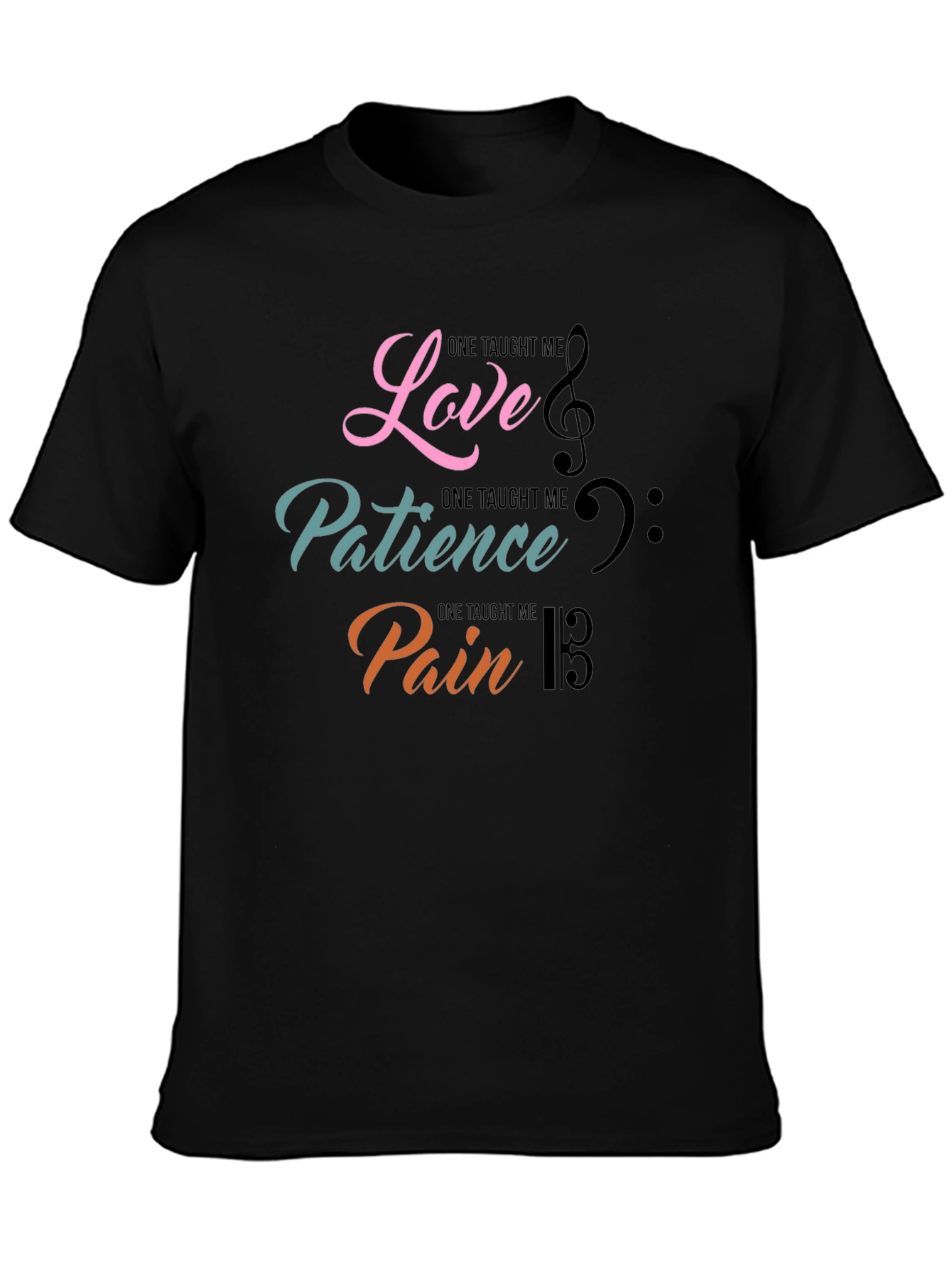 Love Patience Pain T-Shirt Music Design