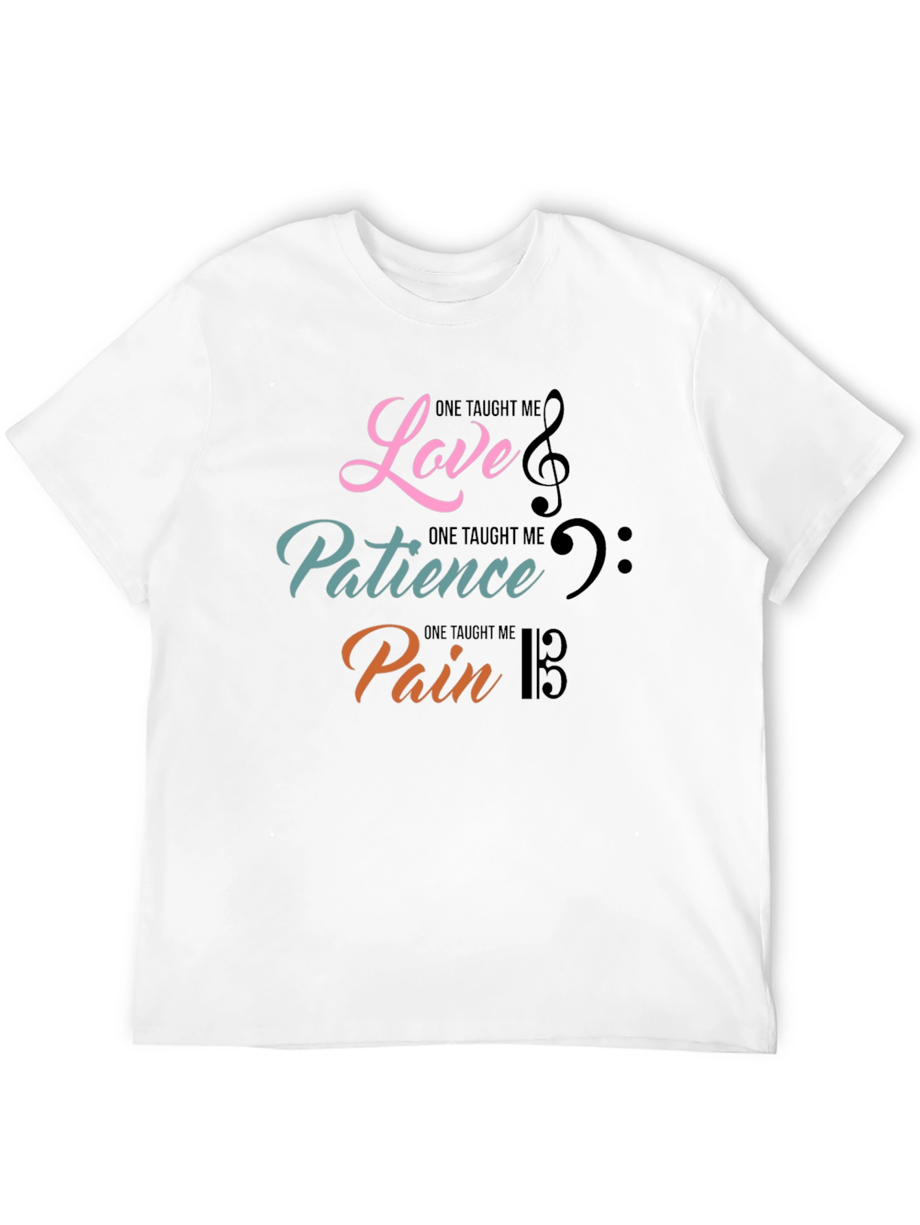 Love Patience Pain T-Shirt Music Design