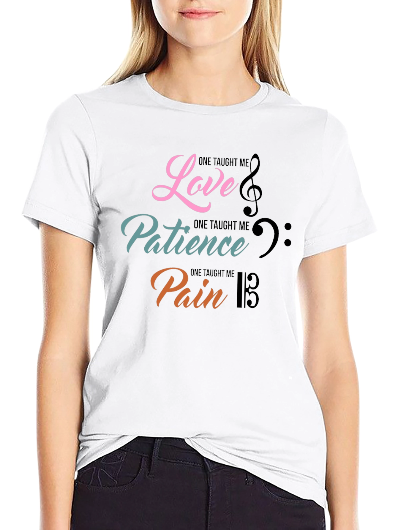 Love Patience Pain T-Shirt Music Design