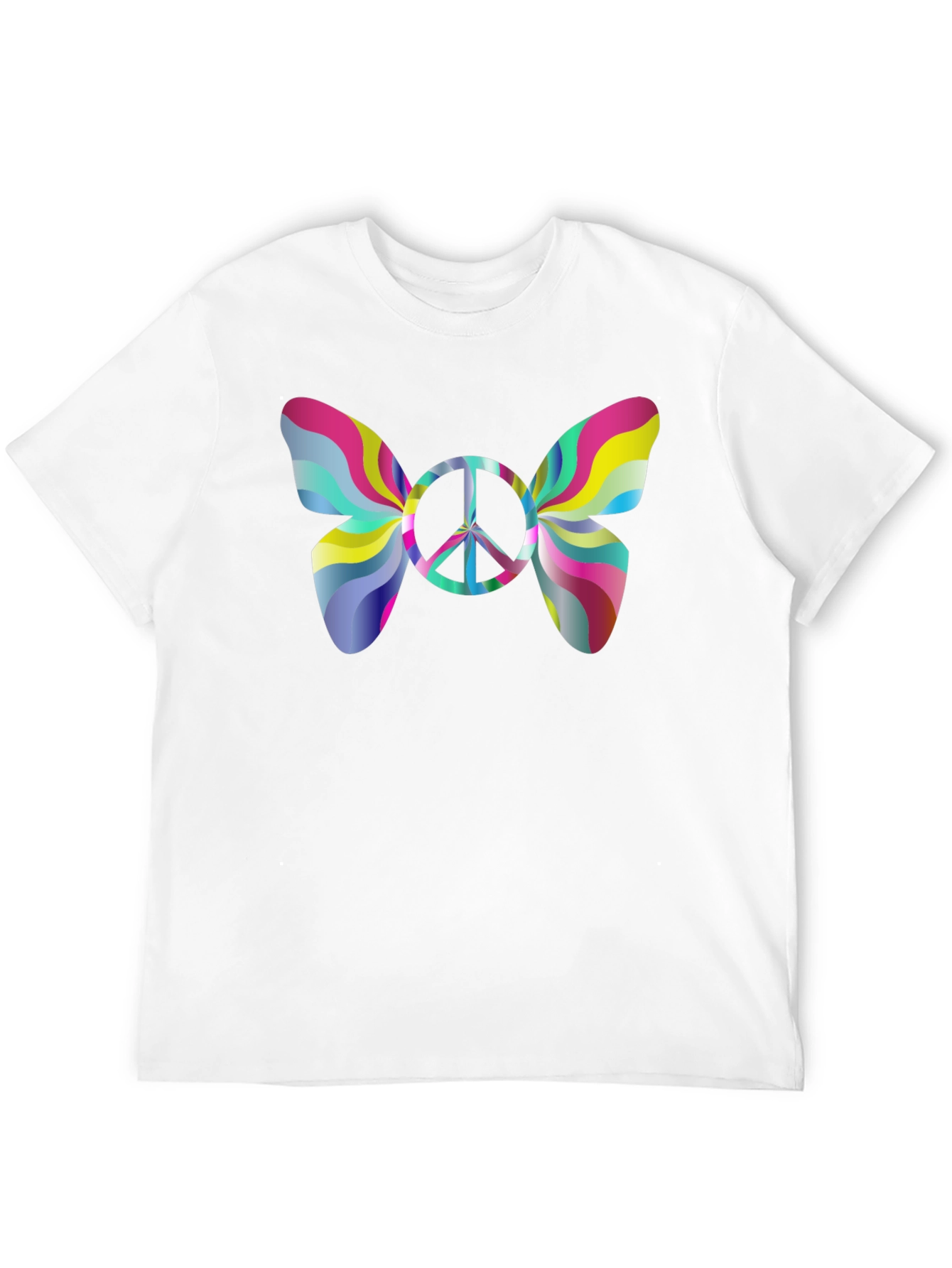 Peace Sign Butterfly Graphic Tee