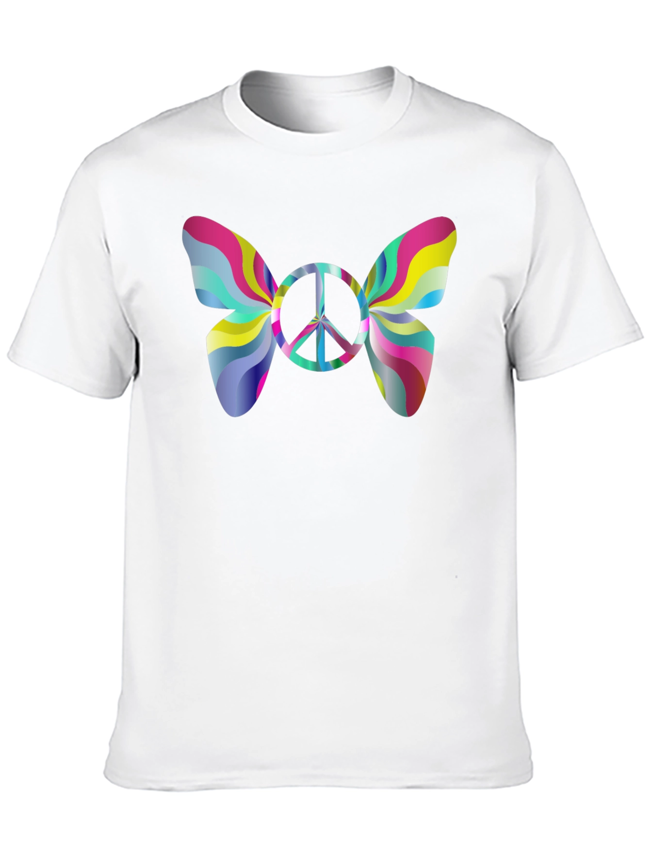 Peace Sign Butterfly Graphic Tee