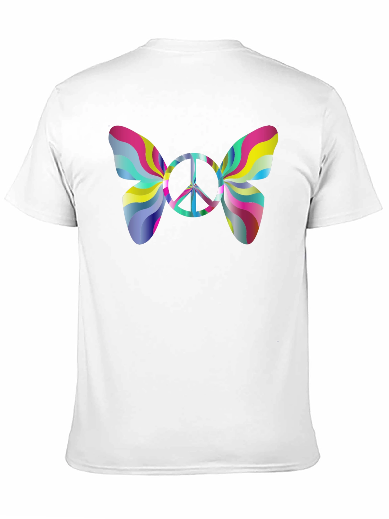 Peace Sign Butterfly Graphic Tee