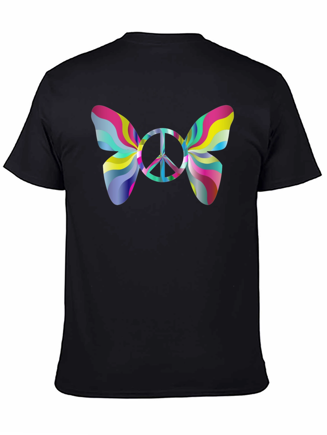 Peace Sign Butterfly Graphic Tee