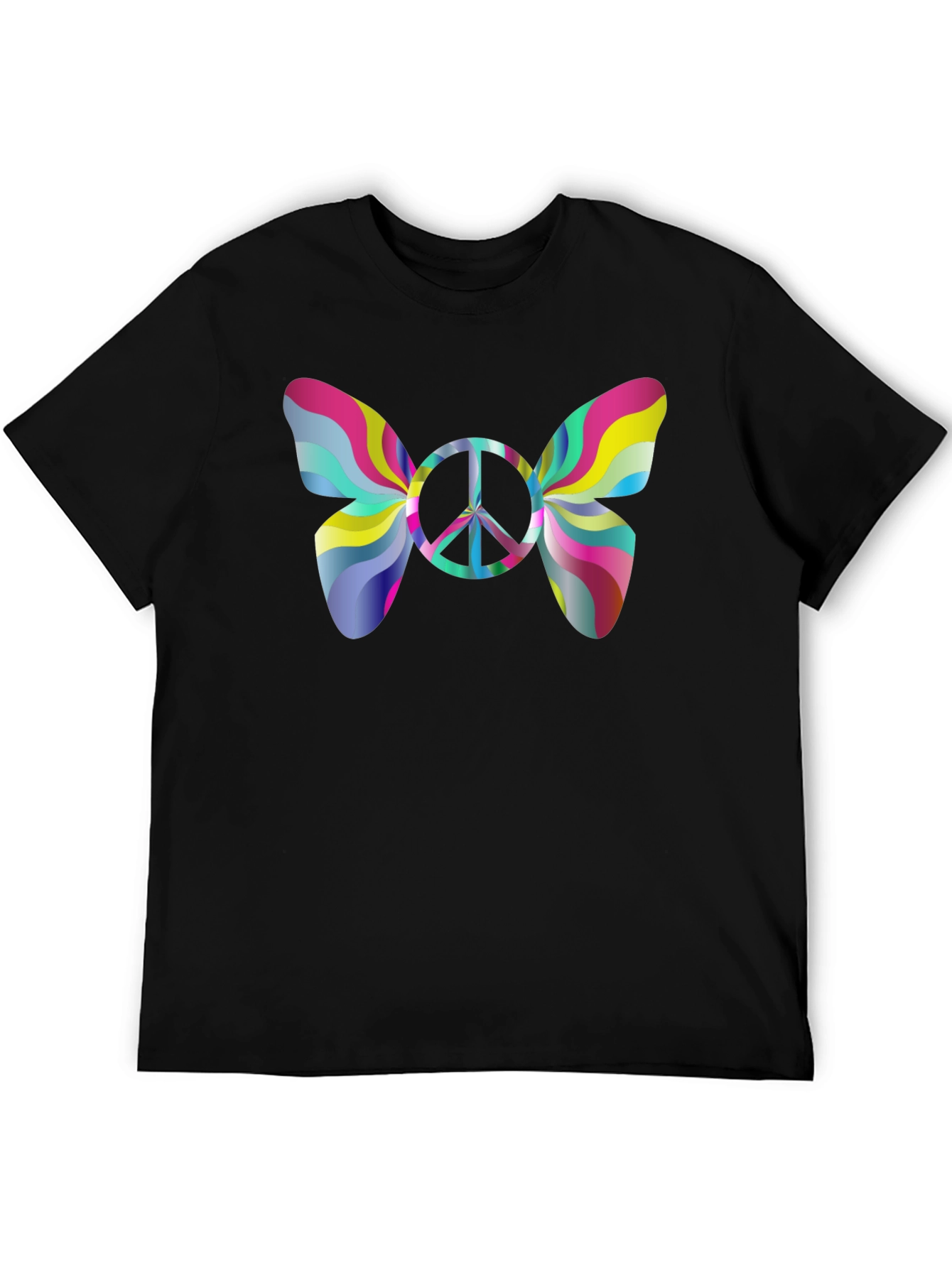Peace Sign Butterfly Graphic Tee