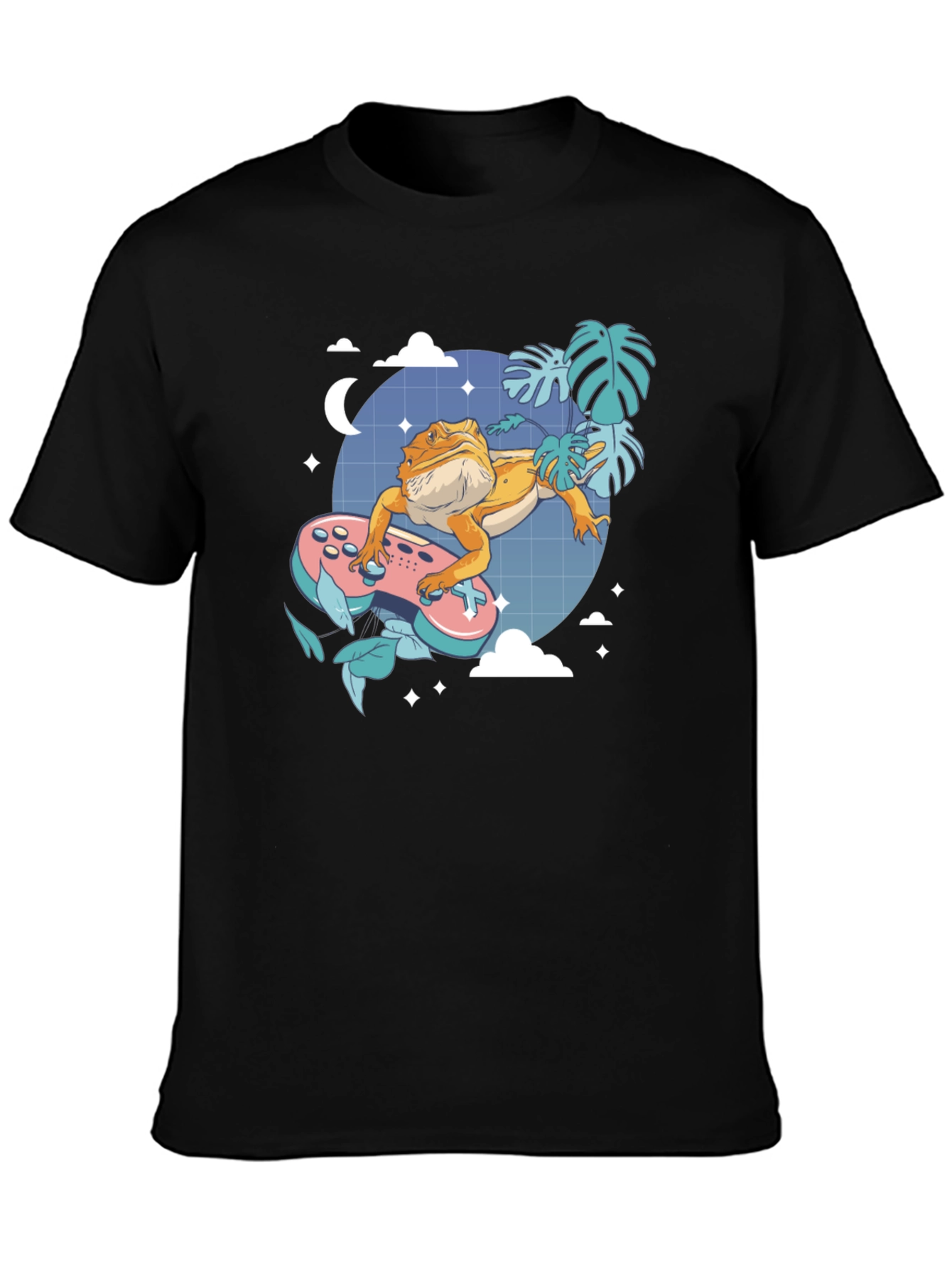 Gamer Lizard Graphic Tee - Cool Comfort Fit