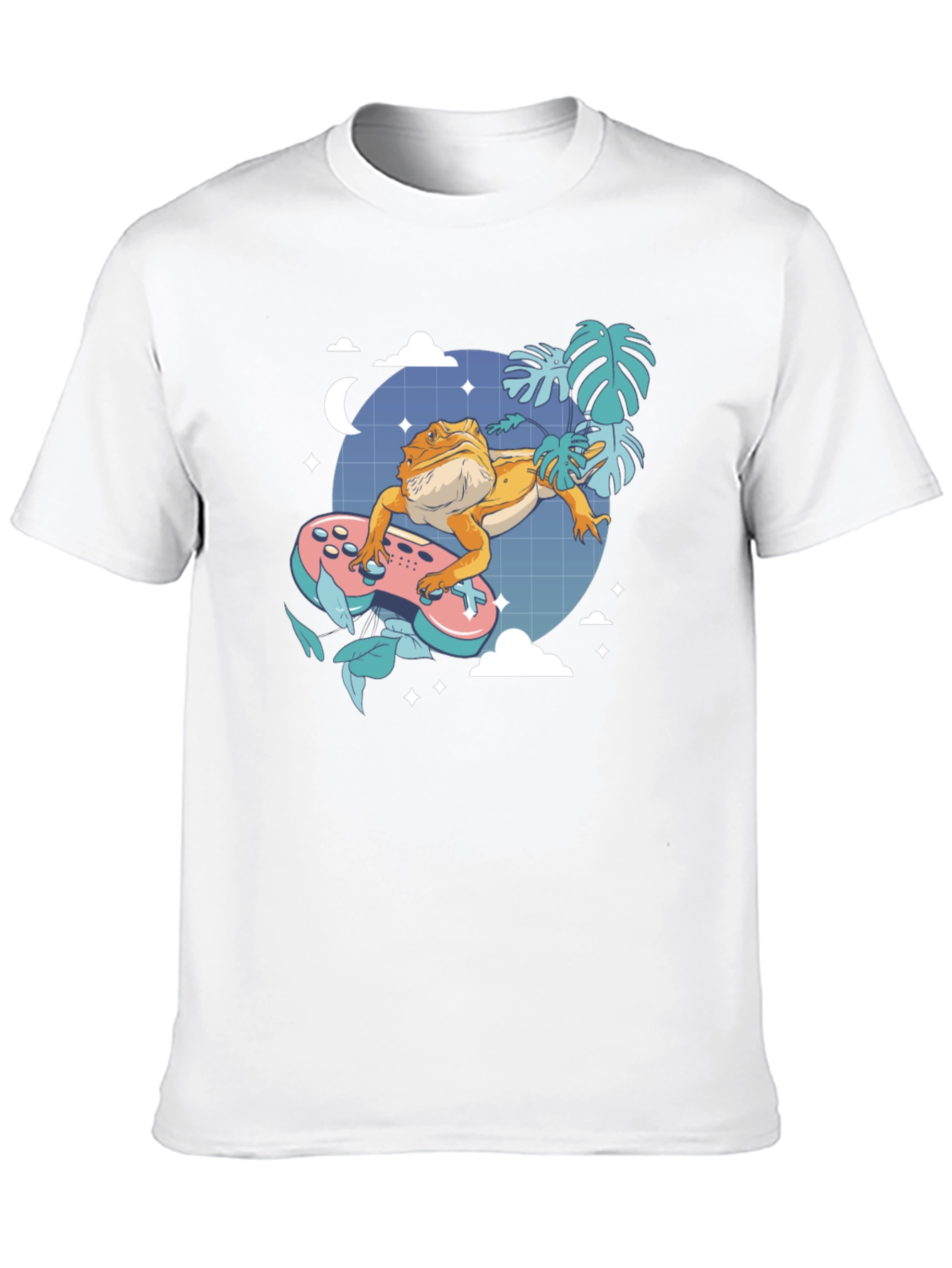 Gamer Lizard Graphic Tee - Cool Comfort Fit