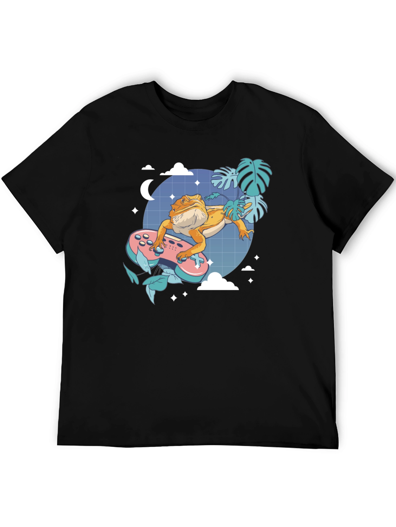 Gamer Lizard Graphic Tee - Cool Comfort Fit
