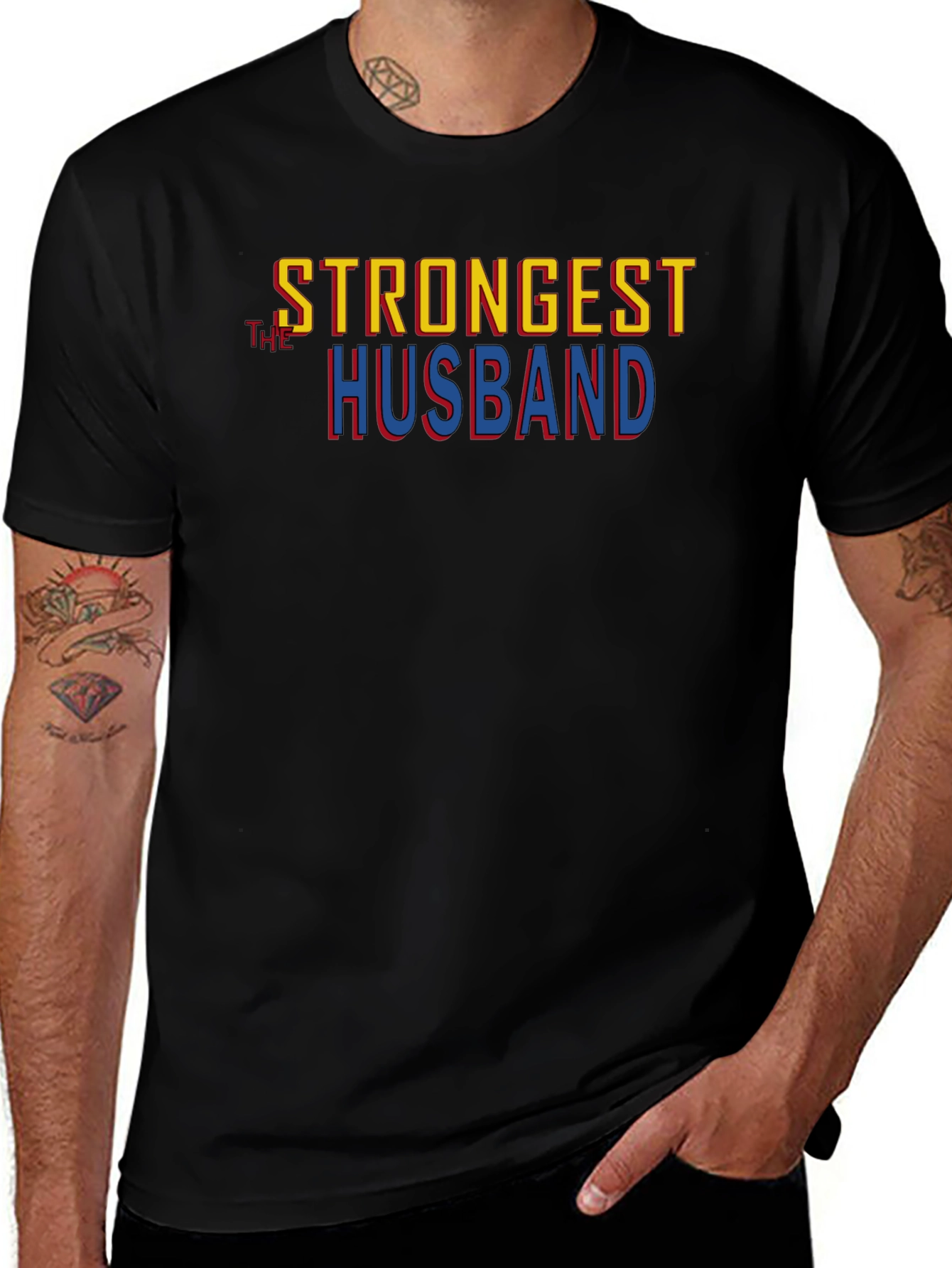 Strongest Husband Graphic T-Shirt