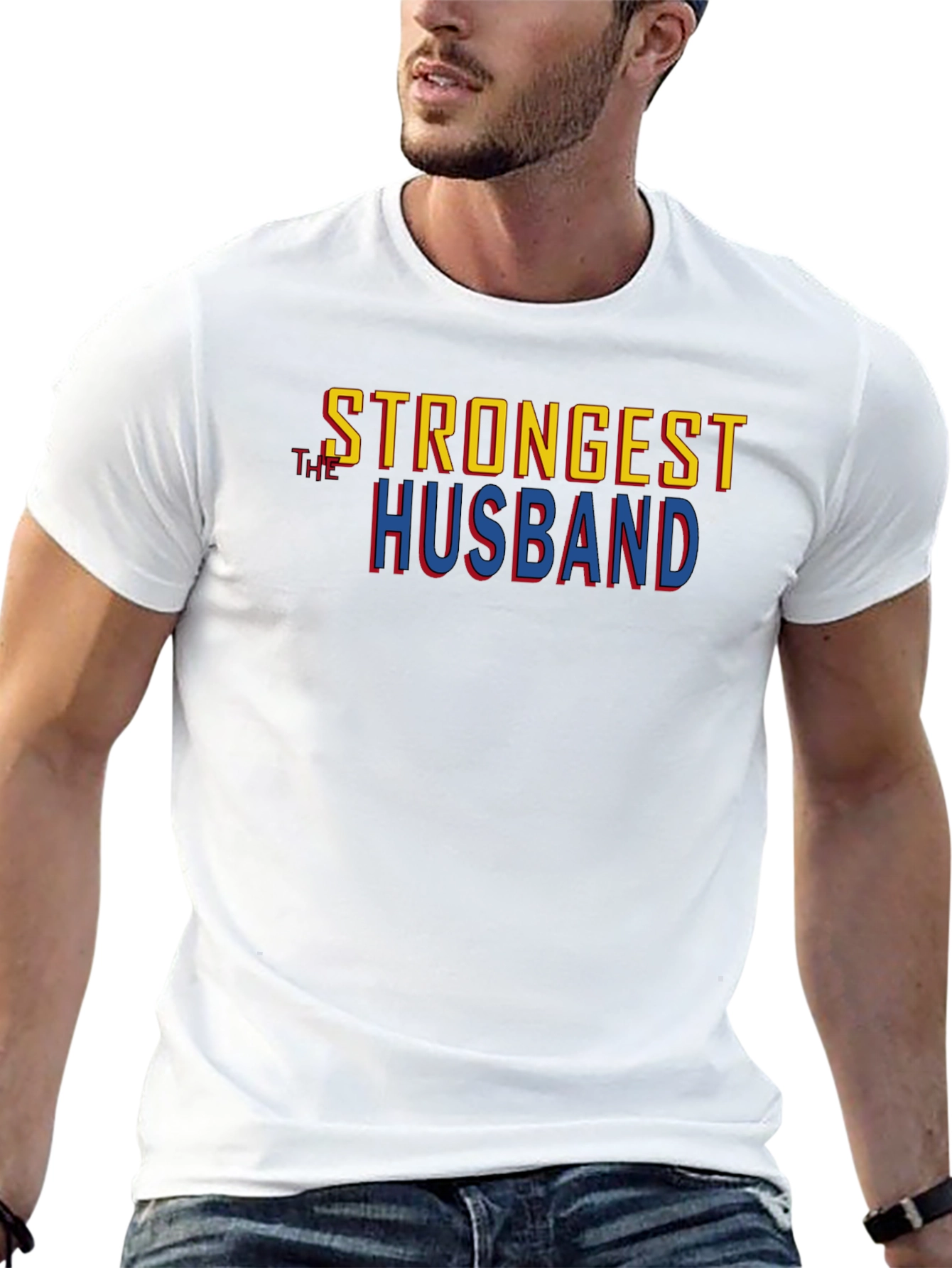 Strongest Husband Graphic T-Shirt