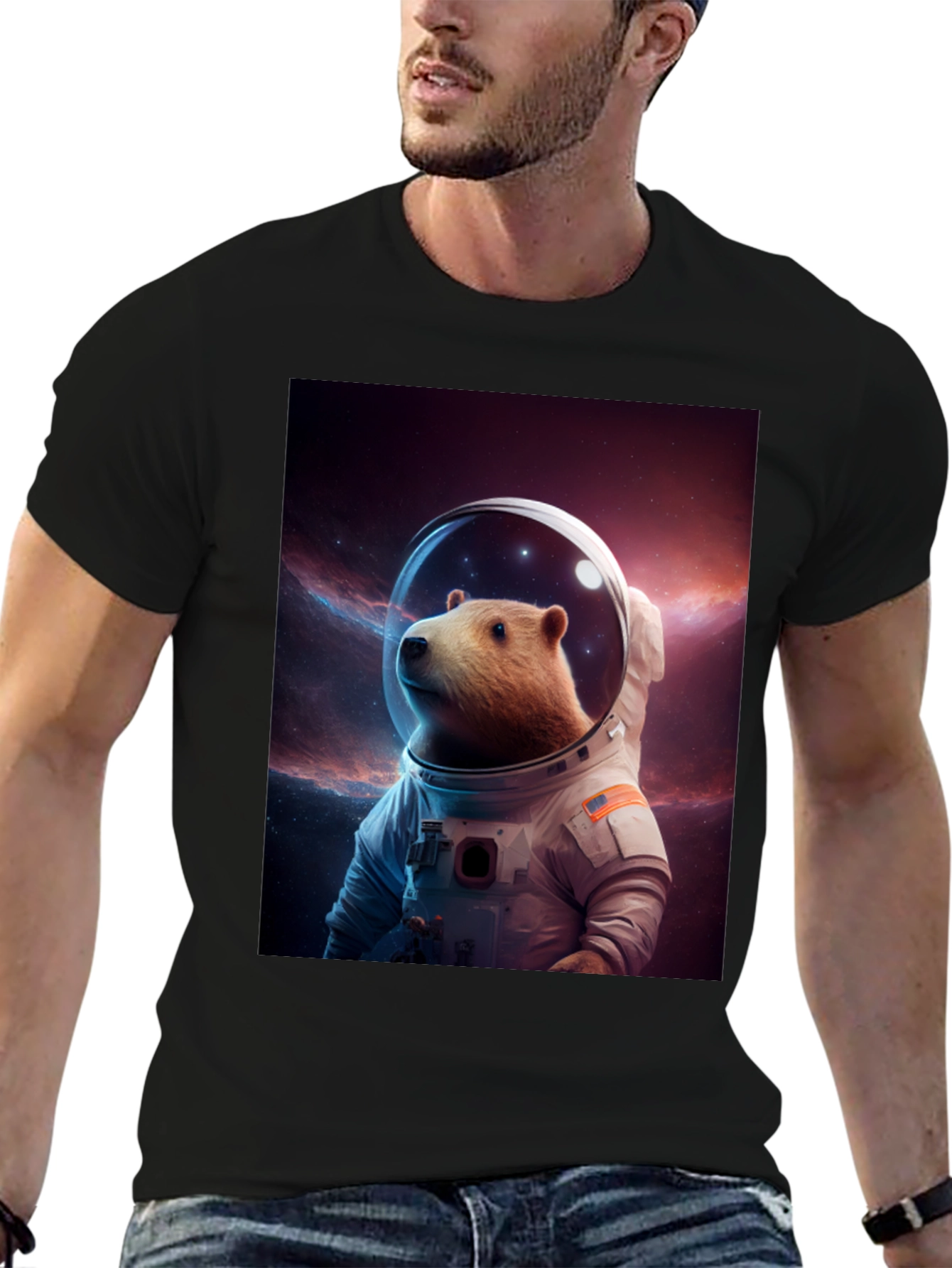 Bear Astronaut T-Shirt - Space Explorer Tee
