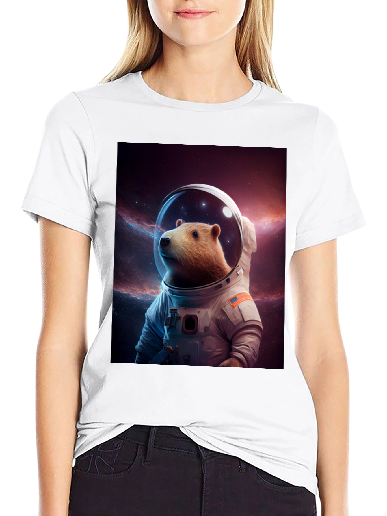 Bear Astronaut T-Shirt - Space Explorer Tee