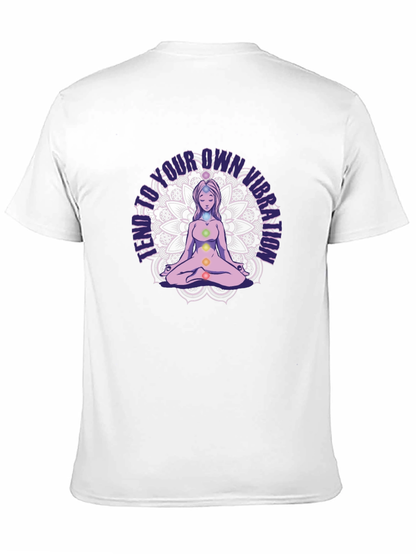 Meditate Your Own Vibration Black Tee