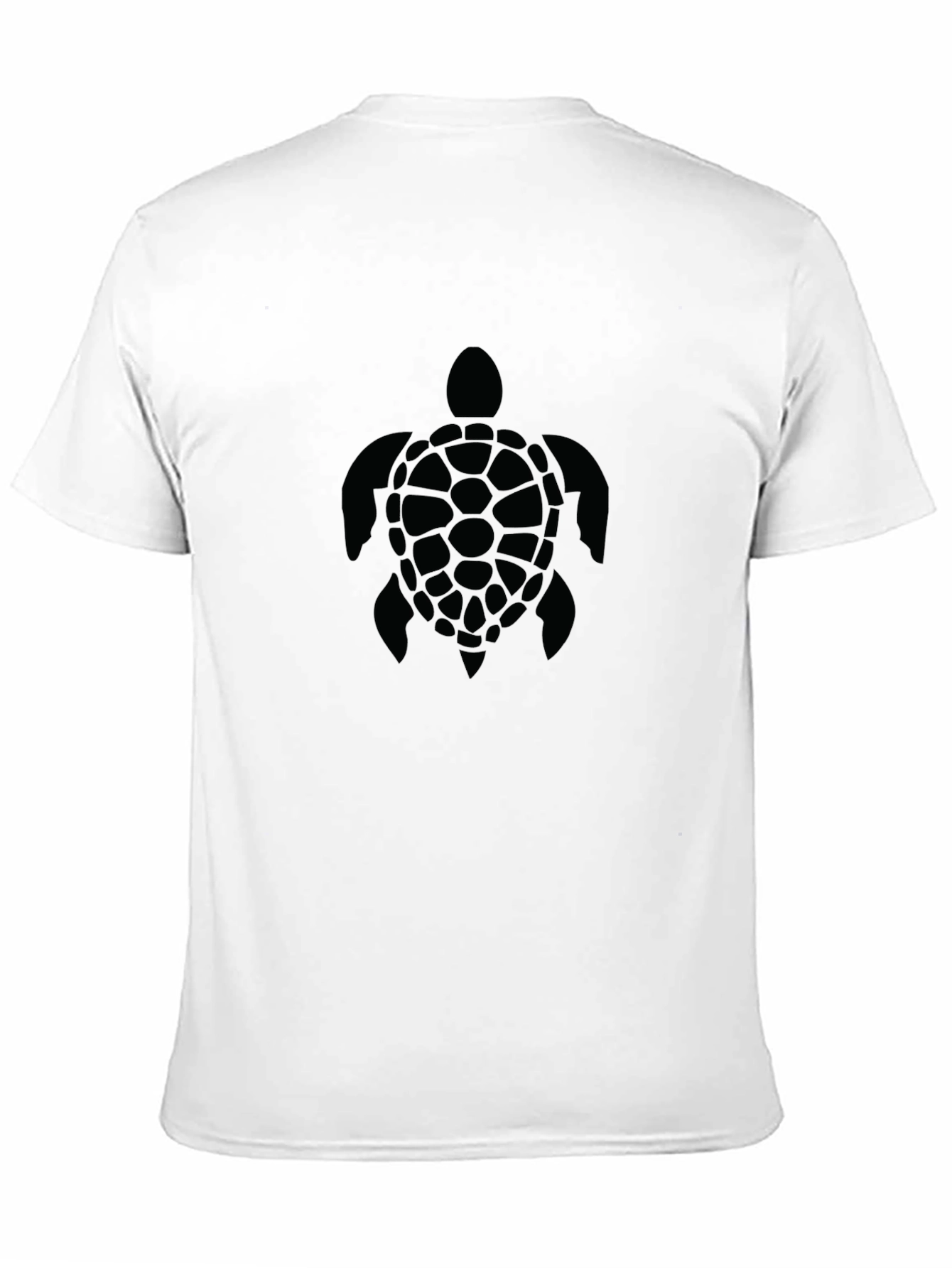 Mens Black Turtle Graphic T-Shirt
