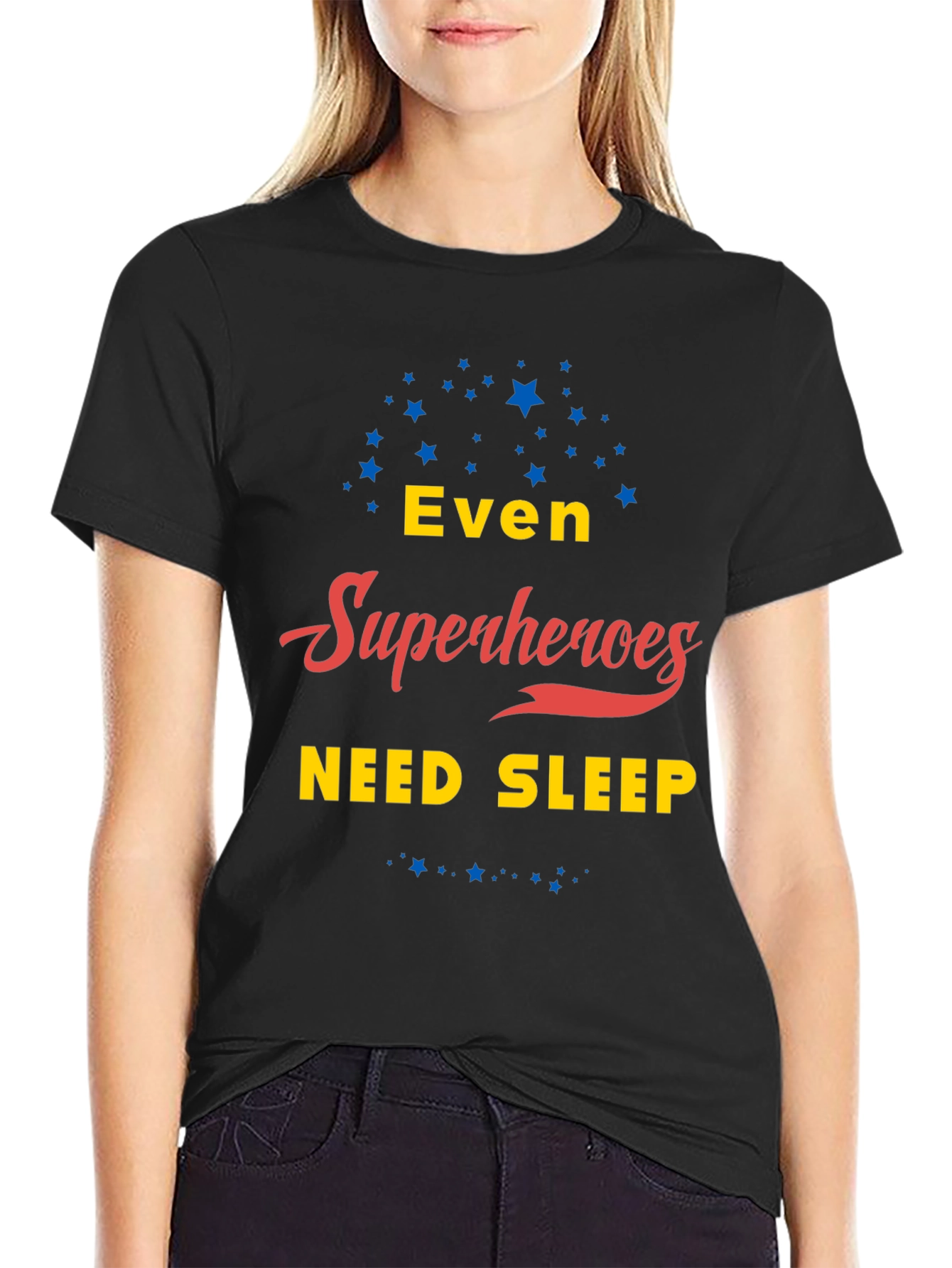 Superheroes Need Sleep Graphic T-Shirt