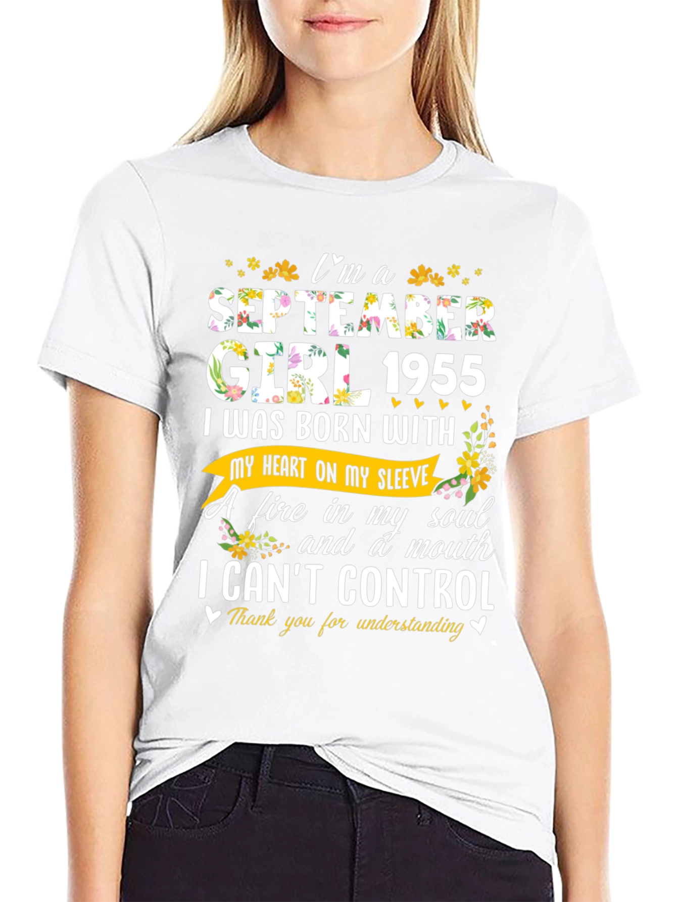 September Girl 1955 Birthday T-Shirt