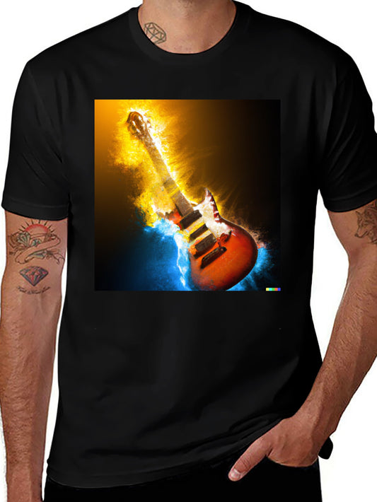 Electric Guitar T-Shirt - Rock Music Graphic Tee