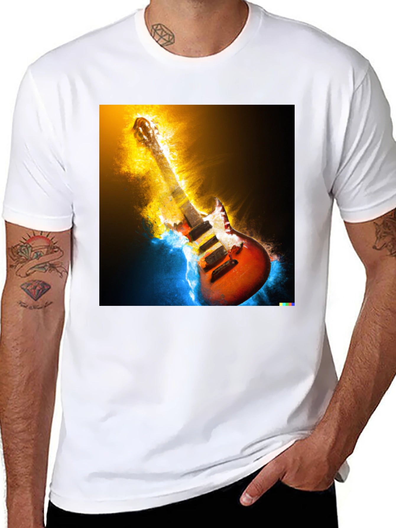 Electric Guitar T-Shirt - Rock Music Graphic Tee