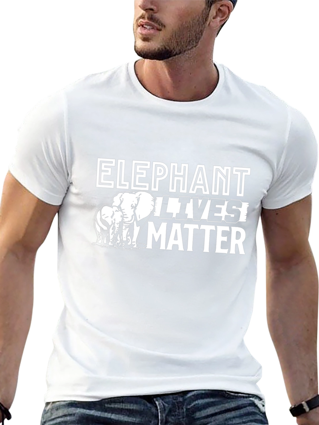 Elephant Lives Matter T-Shirt Animal Lover Tee