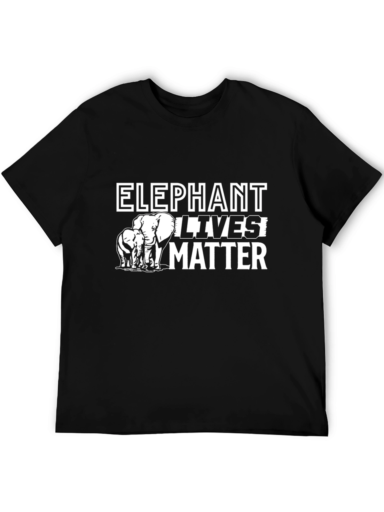 Elephant Lives Matter T-Shirt Animal Lover Tee