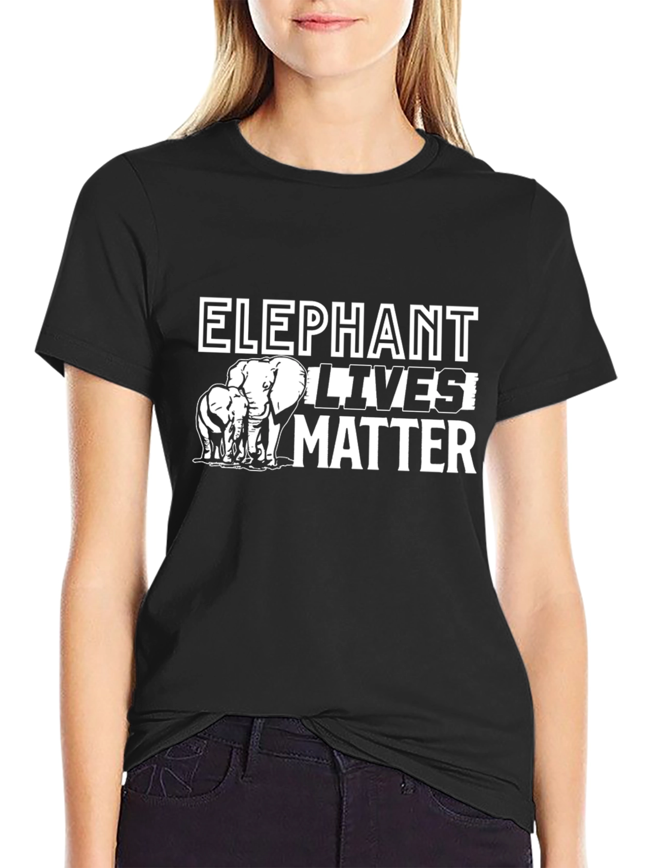 Elephant Lives Matter T-Shirt Animal Lover Tee