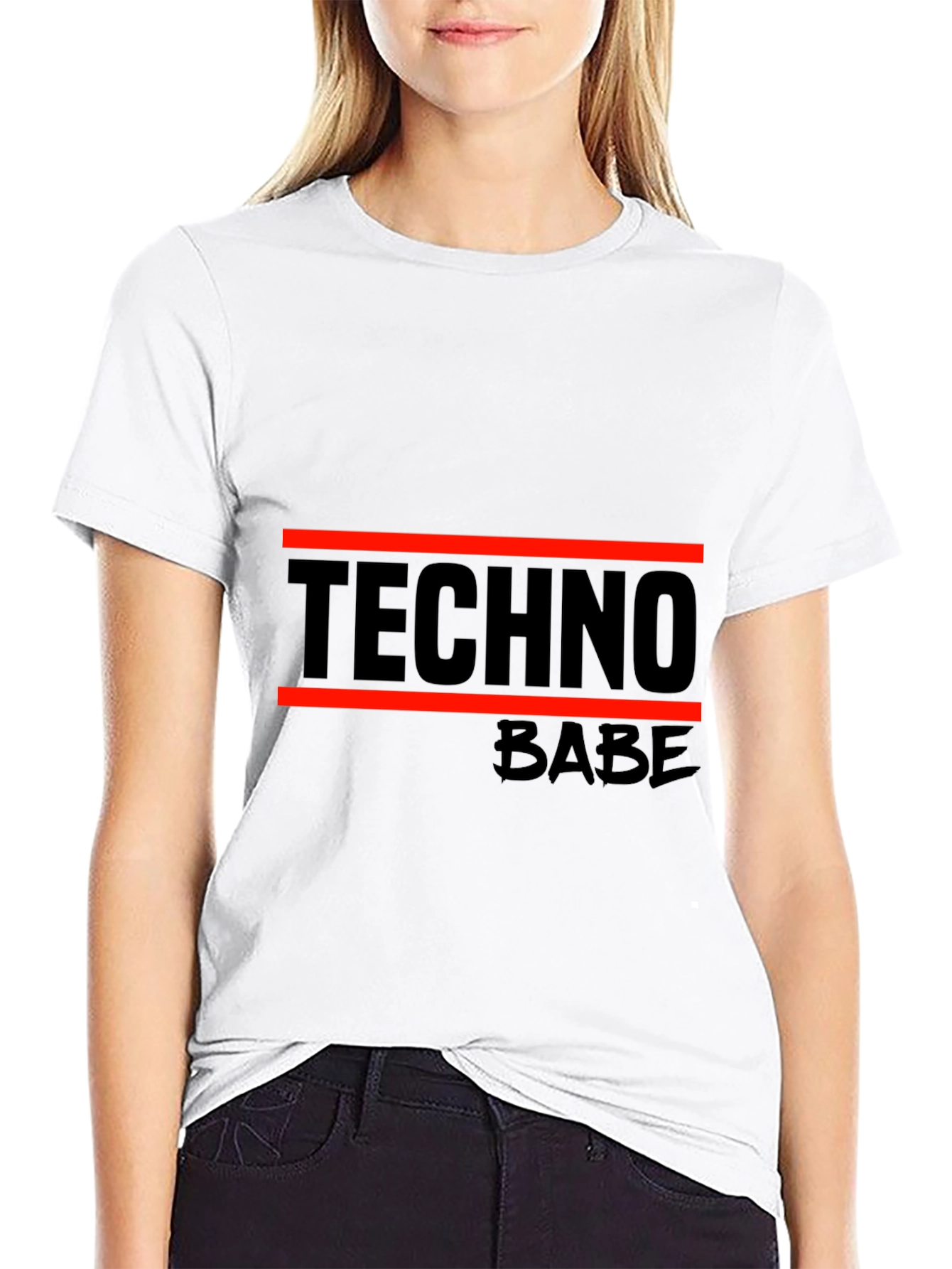 Techno Babe Graphic T-Shirt