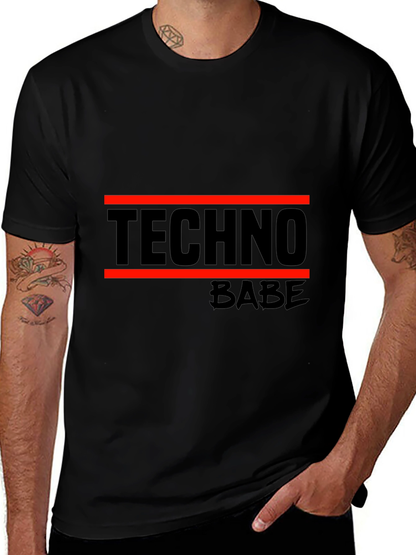 Techno Babe Graphic T-Shirt