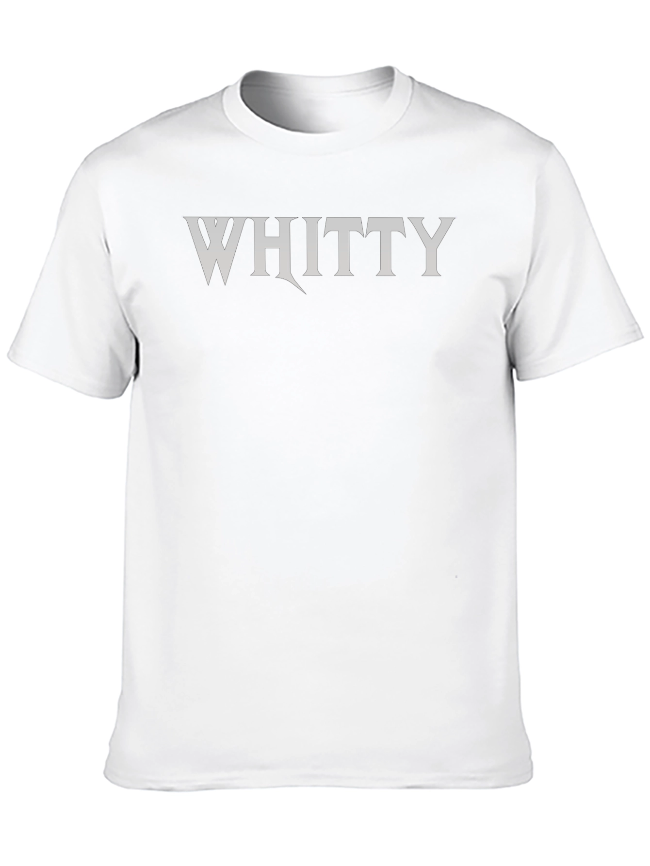 Whitty Logo Tee - Black Cotton Comfort