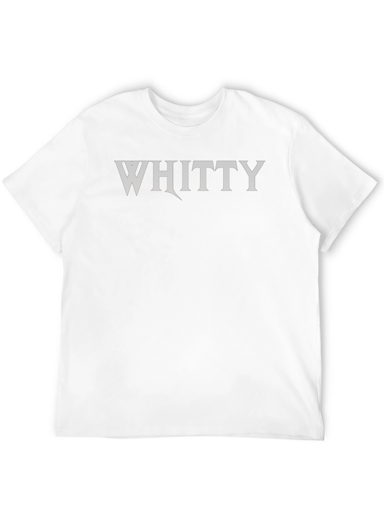 Whitty Logo Tee - Black Cotton Comfort