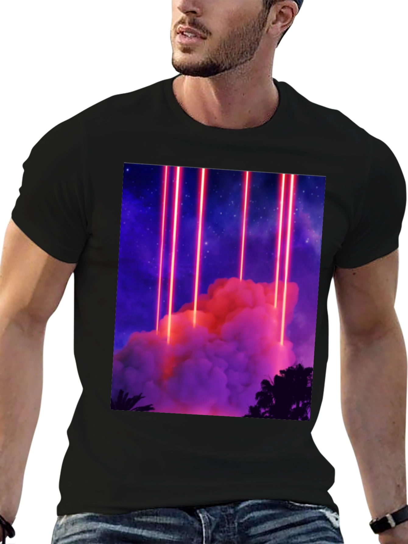 Neon Cloudscape T-Shirt