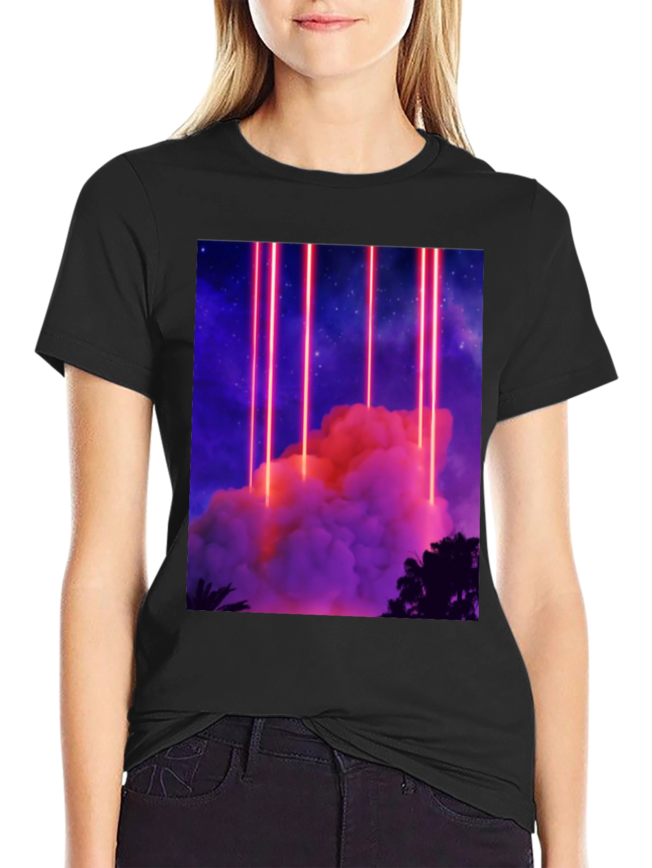 Neon Cloudscape T-Shirt