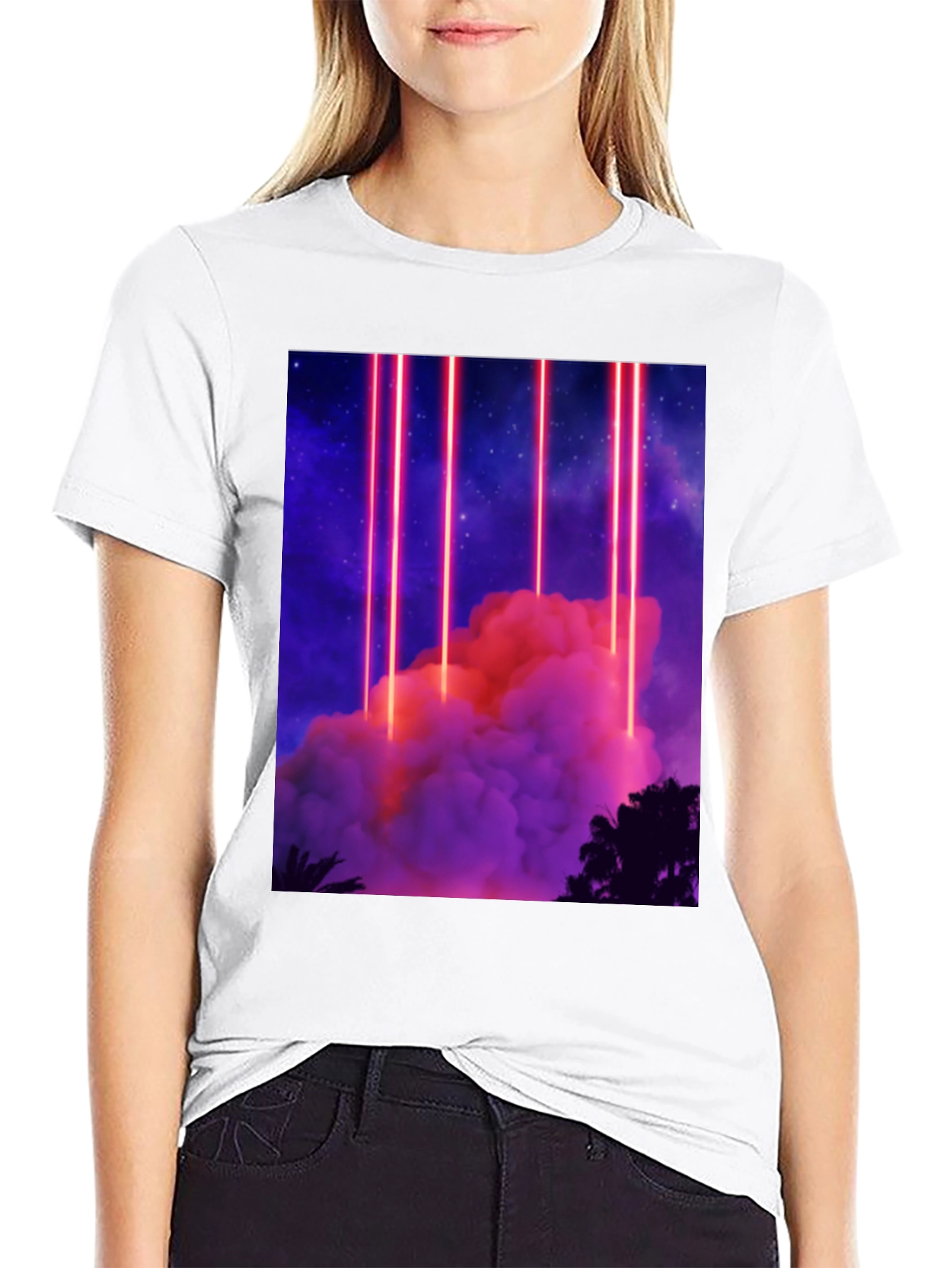 Neon Cloudscape T-Shirt